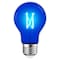 Luxrite A19 LED Edison Blue Light Bulb 4.5W 60W Equivalent Clear Glass E26 Base LR21723-1PK - alternate 1